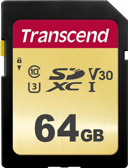 Transcend 500S SDXC 64GB U3 UHS-I