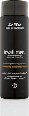 Aveda Invati Men Exfoliating Shampoos Reconstruction/Nourishment for All Hair Types 250ml