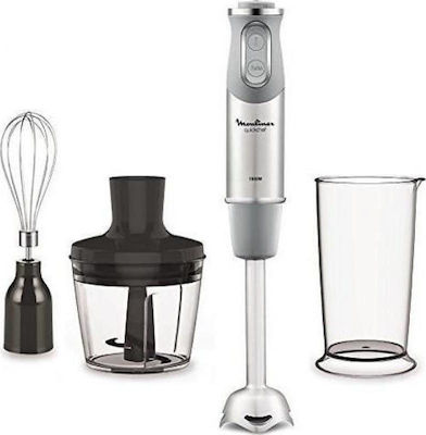 Moulinex Quickforce Hand Blender with Stainless Rod 1000W Gray