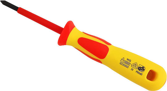 Sprotek Șurubelniță Electricianului 1000V Cruce Dimensiunea PH0x60mm PH0x60mm