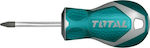 Total Magnetic Dwarf Screwdriver Cross with Length 38mm