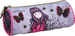 Santoro Gorjuss Love Grows Pencil Case Barrel with 1 Compartment Lilac