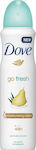 Dove Go Fresh Pear & Aloe Vera Αποσμητικό 48h σε Spray 150ml