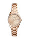 Fossil Uhr mit Rose Gold Metallarmband ES4318