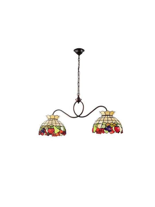 Perenz Pendant Light Two-Light Bell for Socket E27 Multicolour B608