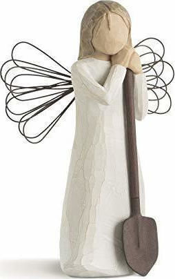 Willow Tree Decorativ Statuetă din Polirășină Angel Of The Garden 13.5cm 1buc