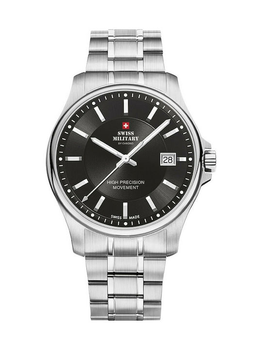 Swiss Military by Chrono Ceas Baterie cu Argintiu Brățară metalică SM30200.01