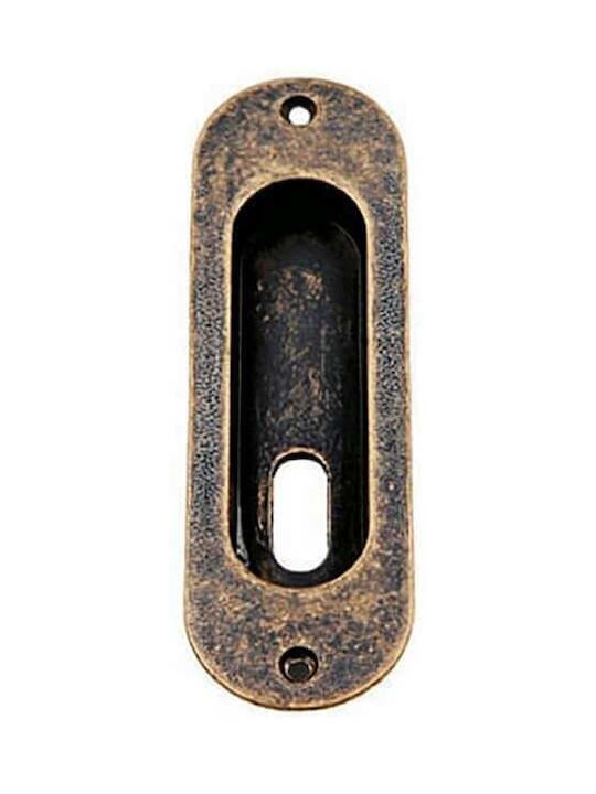 Conset K302 Mâner ușă cu gaură de cheie Antichitate 135mm