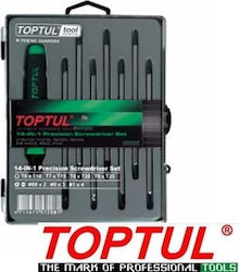 Toptul Κατσαβίδι με 14 Εναλλασσόμενες Μύτες