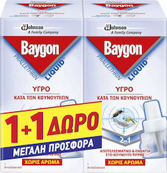 Baygon Ανταλλακτικό Υγρό για Κουνούπια 54ml 2τμχ