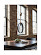 Heronia Pendant Light Black with Rope for Socket E27 25x75cm