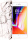 Volte-Tel Мраморен TPU Задна Корица Силикон Сив...