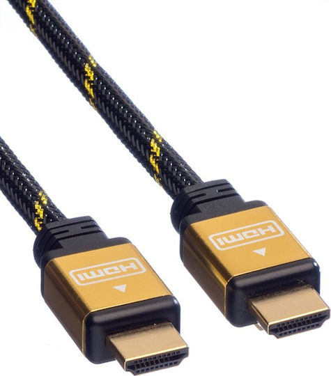 Roline HDMI 1.4 High Speed 1080p 120Hz Cable HDMI Male - HDMI Male 3m Black