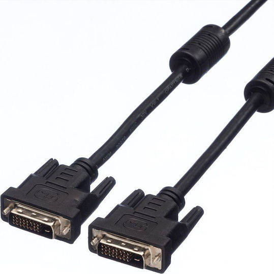 Value 5m DVI-D male to DVI-D male Cable Black (11.99.5555)
