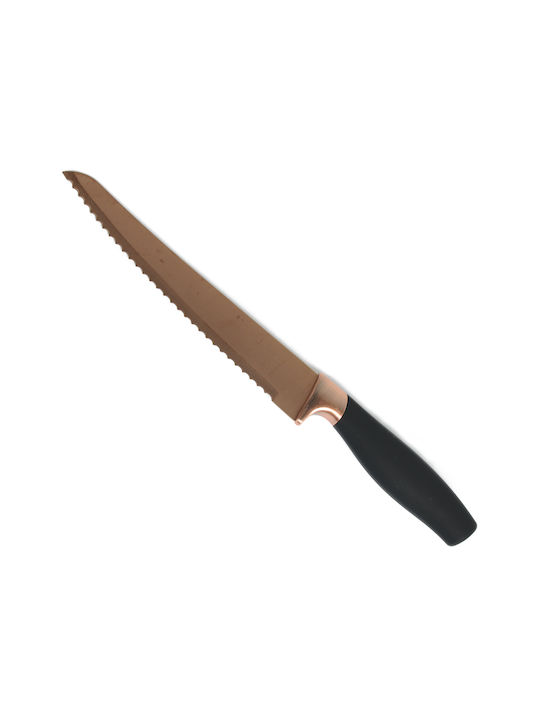 Estia Copper Μαχαίρι Ψωμιού από Ανοξείδωτο Ατσάλι 20cm 01-2800