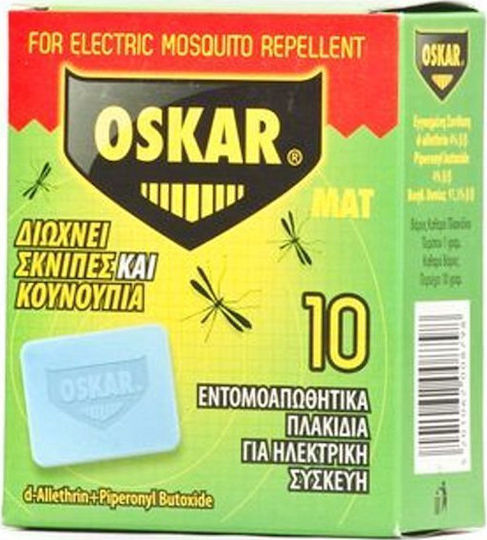 Oskar Mat Εντομοαπωθητικές Ταμπλέτες 10 tabs Oskar Mat Εντομοαπωθητικές Ταμπλέτες 10 tabs