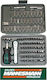 Mannesmann Screwdriver Ratchet with 99 Interchangeable Tips