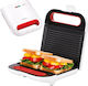 First Austria Sandwich Maker pentru for 2 Sandwiches Sandvișuri 800W Albă