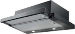 Mepamsa Superline Glass 60cm Black Sliding Vent Hood 60cm Black