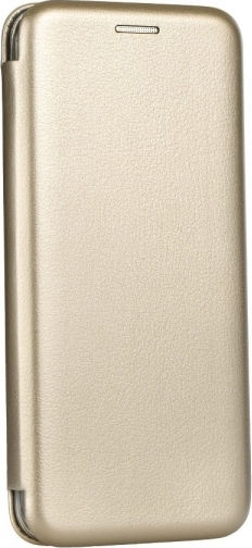 Senso Oval Stand Book Piele artificială Auriu (Galaxy A6 2018)