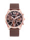 Mark Maddox Watch with Brown Fabric Strap HC6018-45