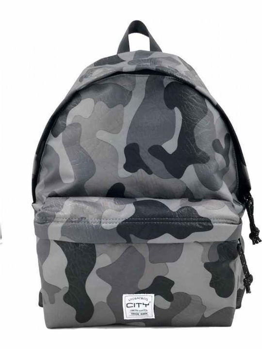 Lyc Sac The Drop Special School Bag Backpack Junior High-High School in Gray color