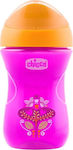 Chicco Advanced Cup Easy Drinking Cana de antrenament Plastic Pink/Orange pentru 12m+m+ 266ml