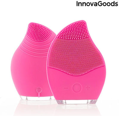 InnovaGoods Cleansing Silicone Facial Cleansing Brush Ροζ V0100682