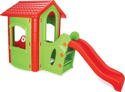 Pilsan Plastic Kids Playhouse with Slide Green ...