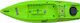 Rainbow Funny New Expedition Kayak din plastic Pescuit 1 persoană Verde