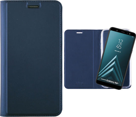 Idol 1991 Prime Magnet Book Δερματίνης Μπλε (Galaxy A6+ 2018)
