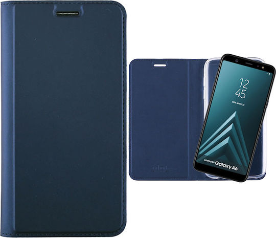 Idol 1991 Prime Magnet Buchen Sie Synthetisches Leder Blau (Galaxy A6 2018)