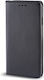 Senso Book Δερματίνης Μαύρο (Galaxy J6)