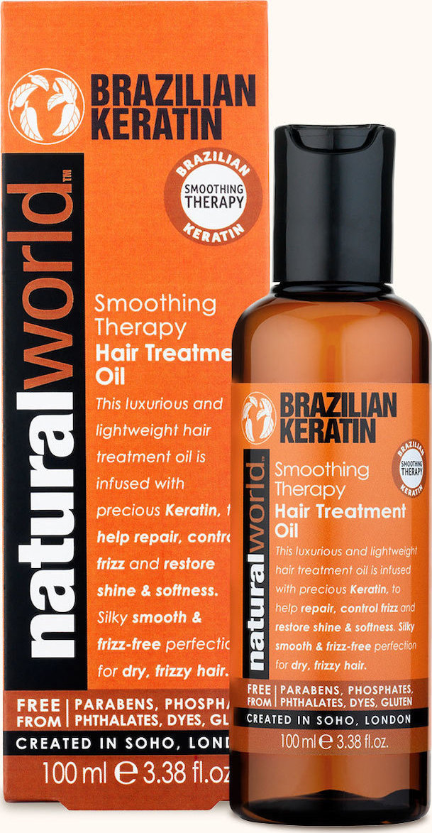 Natural World Brazilian Keratin Smoothing Therapy Hair Treatment
