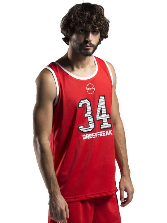 Greek Freak Tank Top Athletic Short Sleeve Burgundy