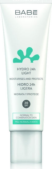 Babe Laboratorios Essentials Hydro 24h Light Cream SPF20 Лека текстура 24h Крем Лице с SPF20 50мл