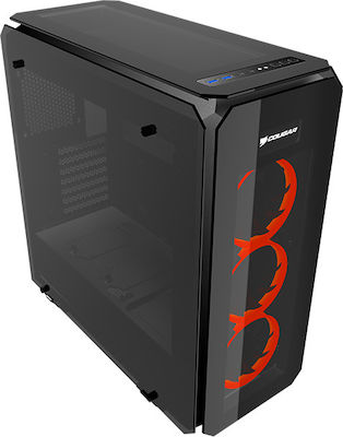 Cougar Puritas Gaming Midi Tower Computer Case with Window Panel Black