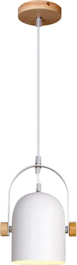 Inlight 6130-1 Adjustable Pendant Light White with Socket E27
