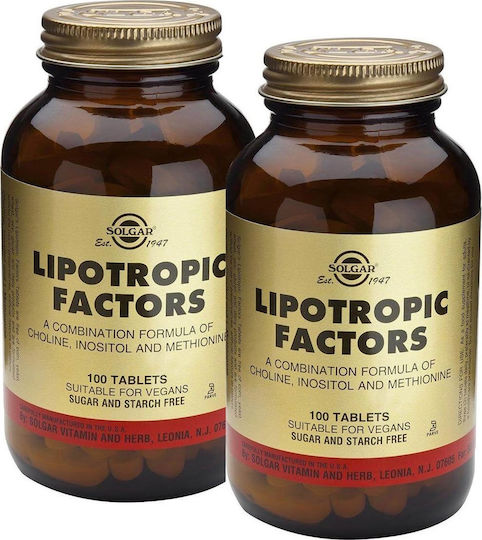 Solgar Lipotropic Factors 2 x 25 таблетки