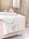 Saint Clair Set of baby towels 2pcs Audrey White