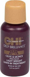 CHI Deep Brilliance Olive & Monoi Shine Серум укрепване за Превод: Сухи коса 15мл