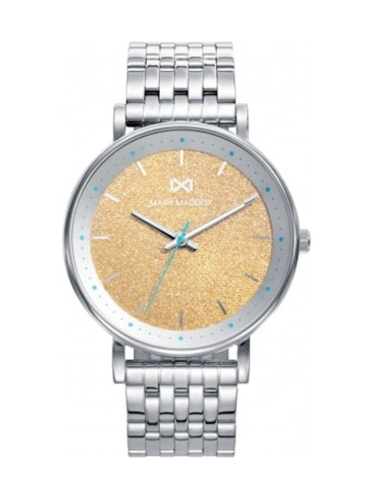 Mark Maddox Notting Watch with Silver Metal Bracelet