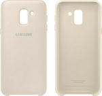 Samsung Dual Layer Back Cover Gold (Galaxy J6)