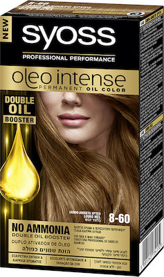 Syoss Oleo Intense Set Hair Dye no Ammonia 8-60 Blonde Light Gold 50ml