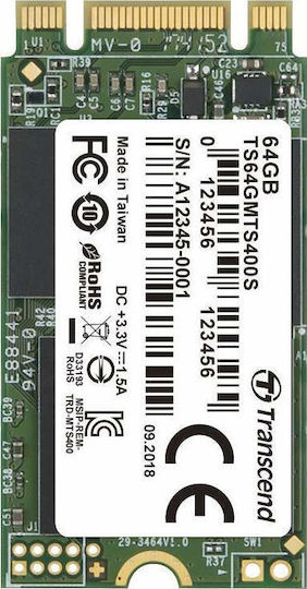 Transcend MTS400S SSD 64GB M.2 SATA III