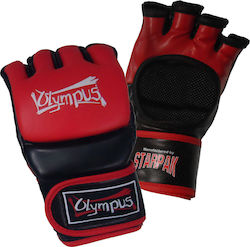 Olympus Sport Fight Mănuși MMA din piele sintetică Roșii
