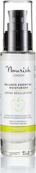 Nourish London Balance Essential Moisturiser Moisturizing Cream Suitable for Combination Skin 50ml