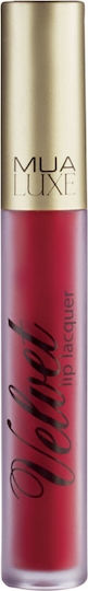 MUA Luxe Velvet Lip Lacquer Long Lasting Liquid Lipstick Velvet Reckless 6ml