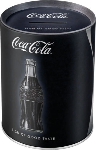 Nostalgic Art Coca Cola Sign Good Детски Копилка Метален Черен 10x10x13см
