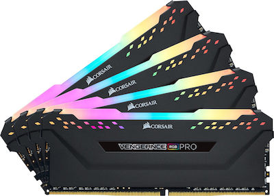 Corsair Vengeance RGB Pro 32ГБ DDR4 RAM с 4 модула (4x8GB) и Скорост 3000 за Настолен компютър